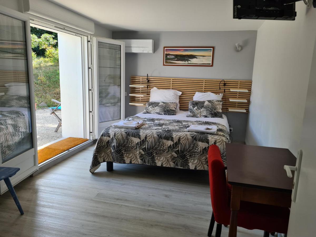 Appartement Avec Cuisine Et Grande Piscine Chauffee 앙다이 외부 사진
