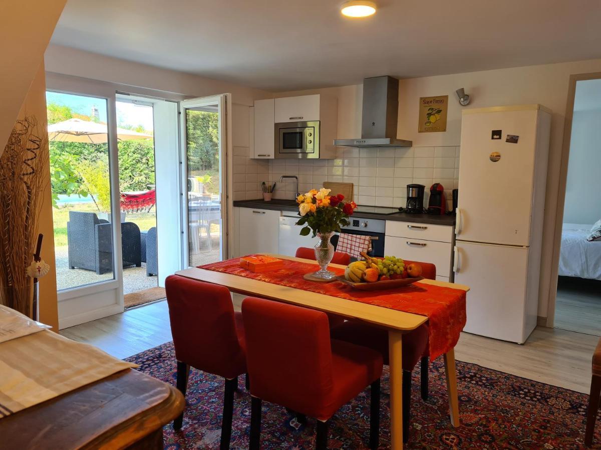 Appartement Avec Cuisine Et Grande Piscine Chauffee 앙다이 외부 사진